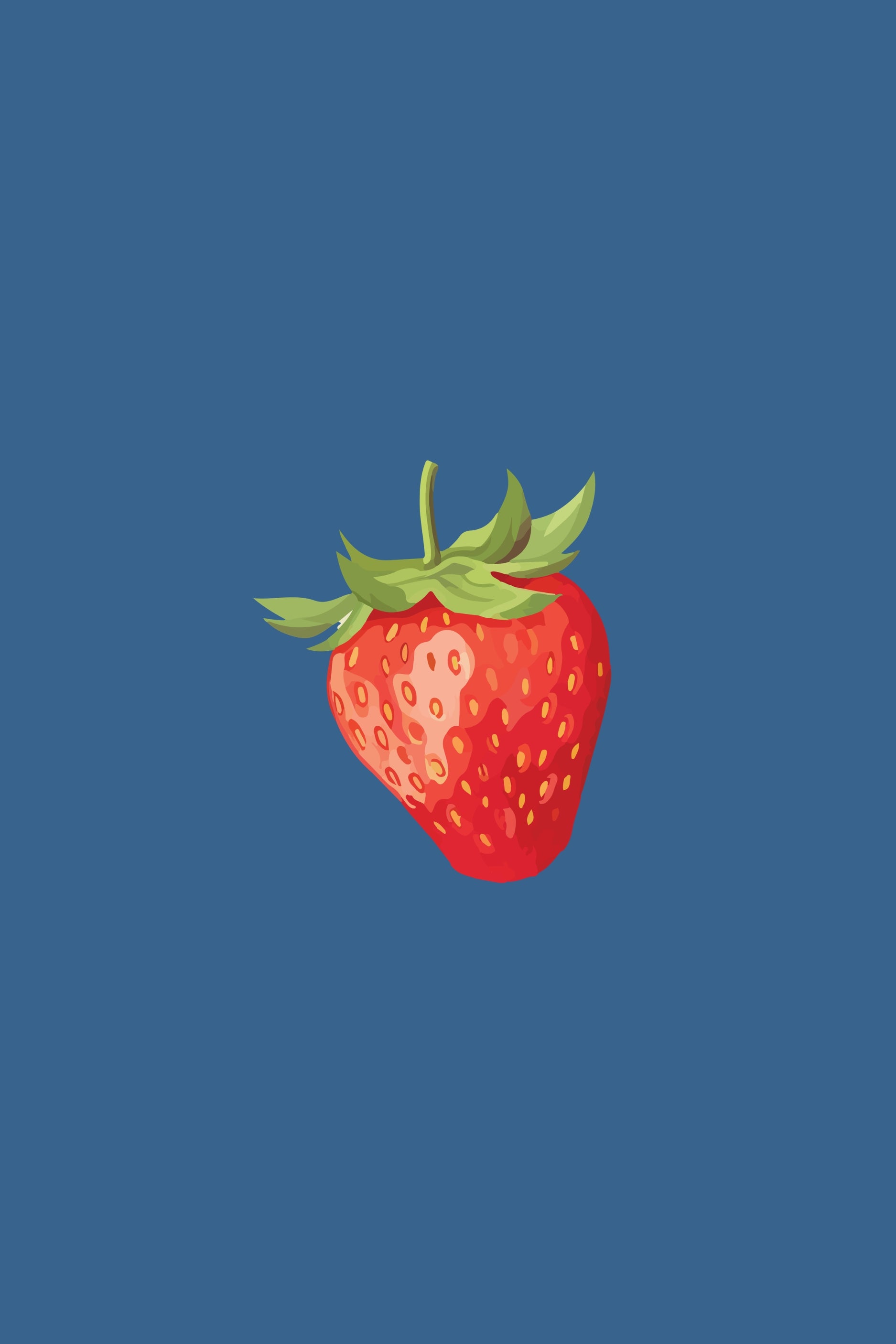 Single Strawberry Women Classic Fit Tee
