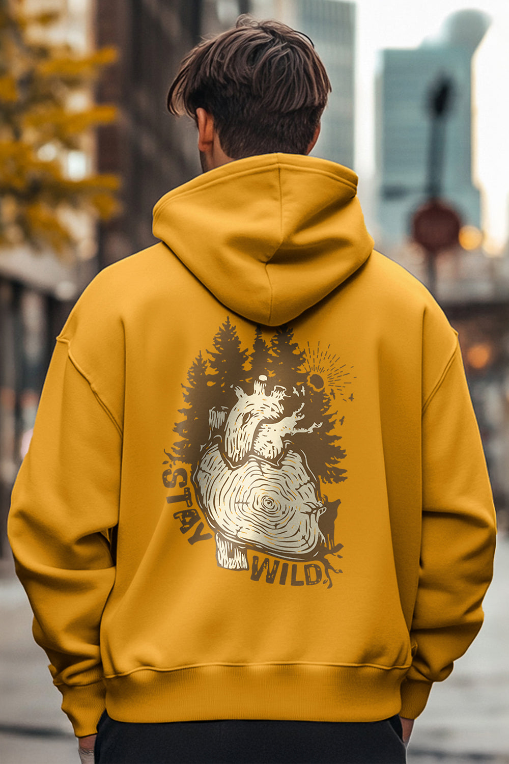 Stay Wild Oversized Hoodie