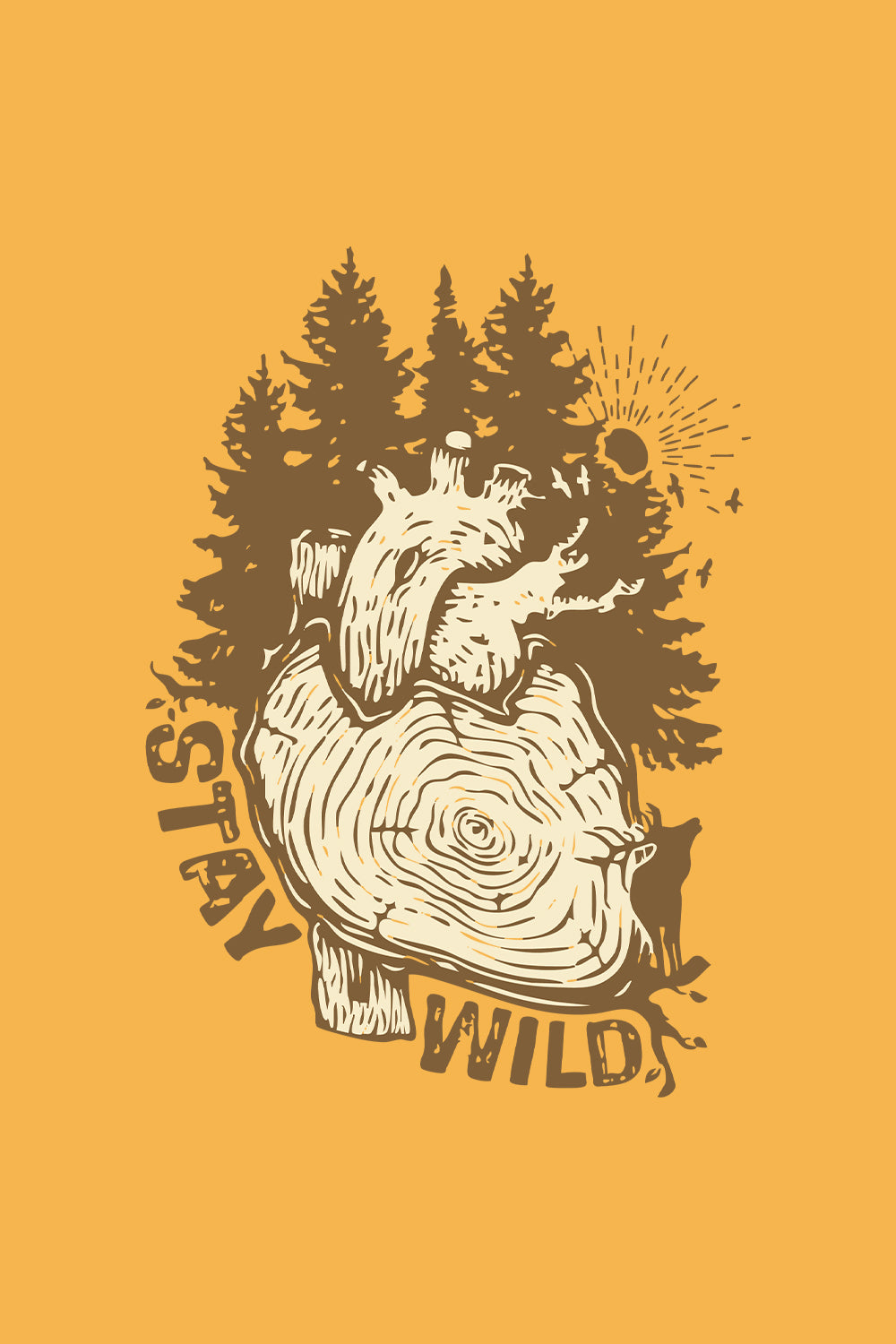 Stay Wild Oversized Hoodie