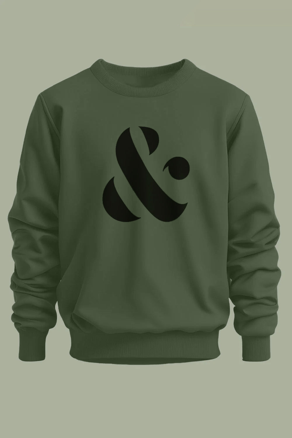 Boyfriend Fit And Life Goes On Oversized Men Sweatshirt