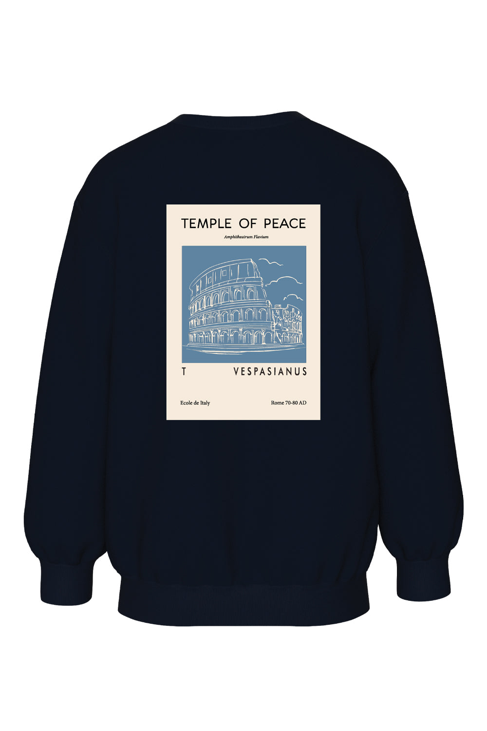 Temple Of Peace Oversized Sweatshirt