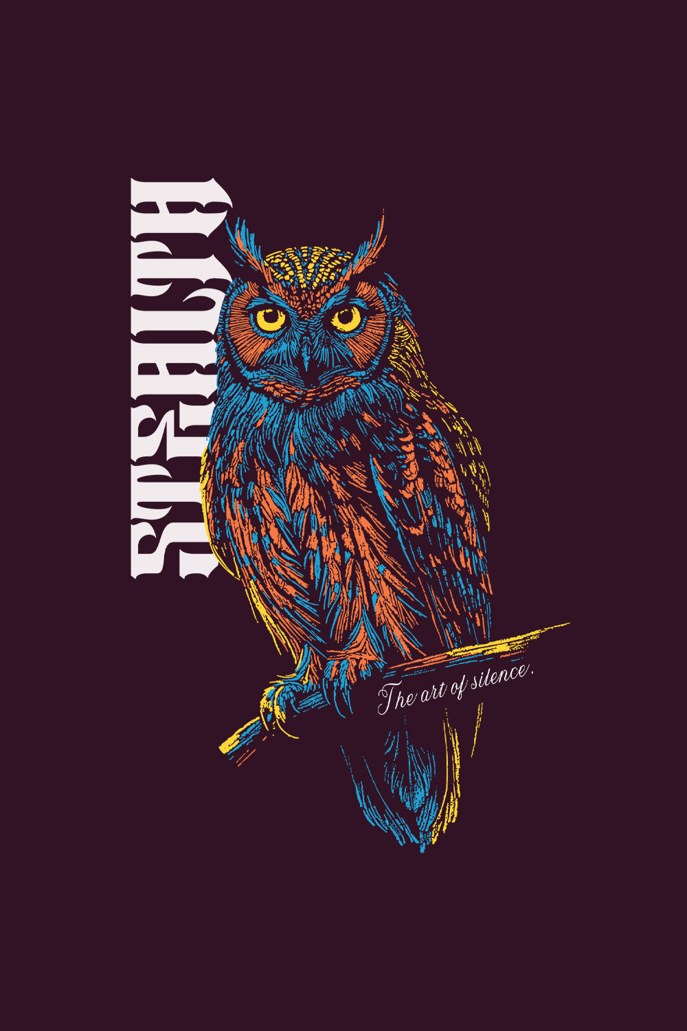 The Art of silence Oversized Hoodie