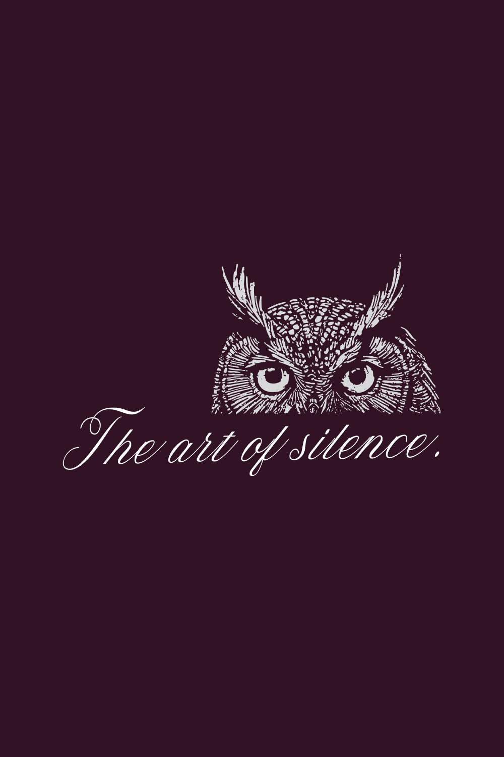 The Art of silence Oversized Hoodie