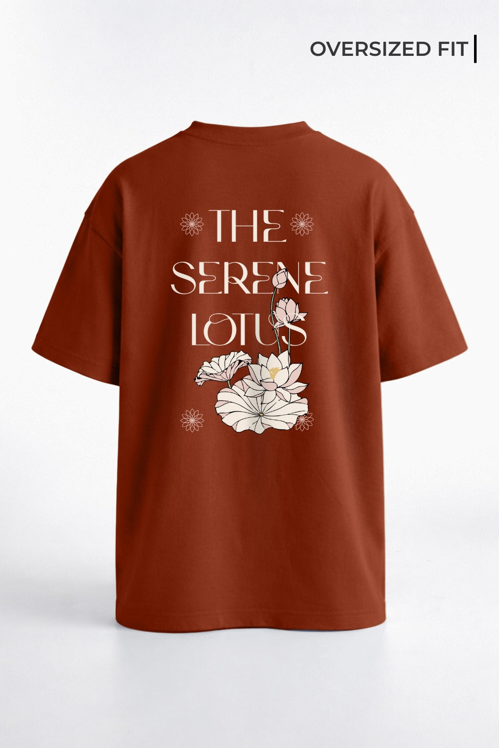 The Serene Lotus Oversized T-Shirt