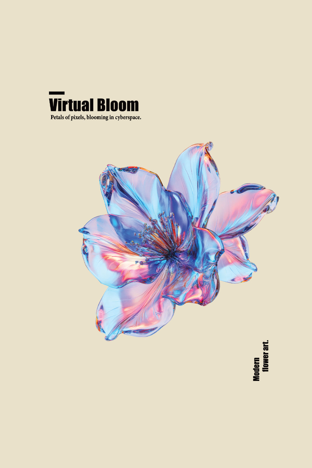 Virtual Bloom Oversized Sweatshirt