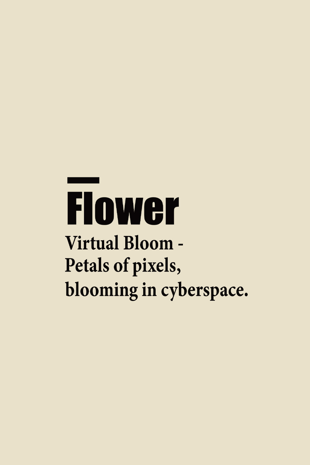 Virtual Bloom Oversized Sweatshirt