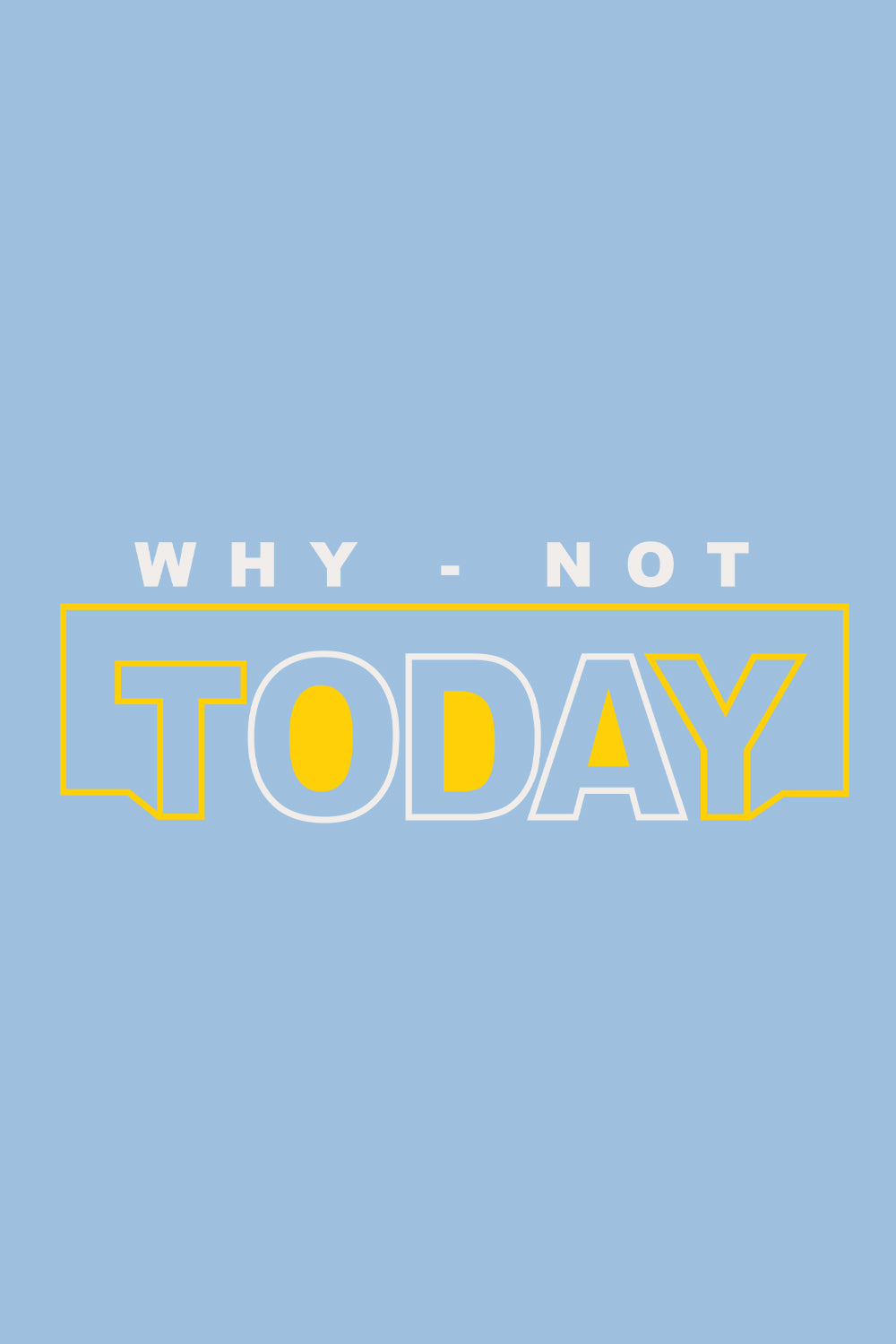 Why Not Today Oversized Hoodie