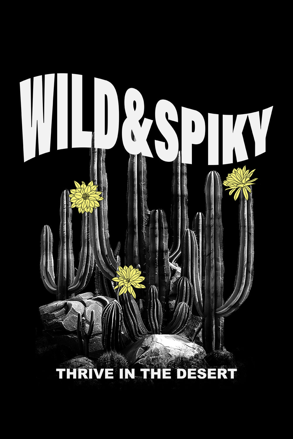 Wild & Spiky Oversized Hoodie