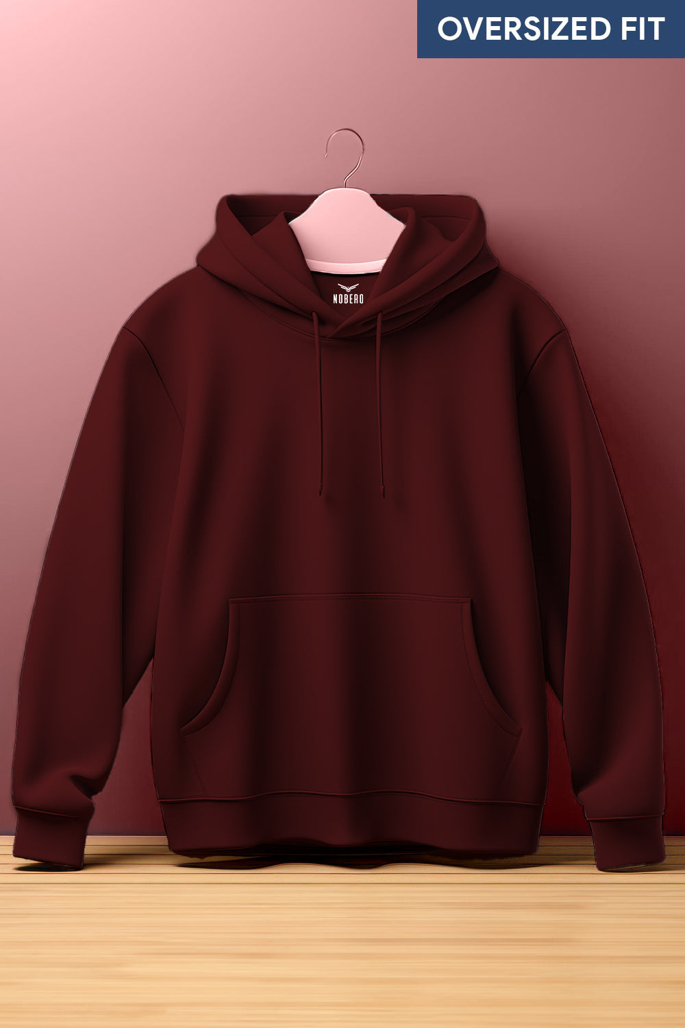 Maroon oversized hoodie best sale