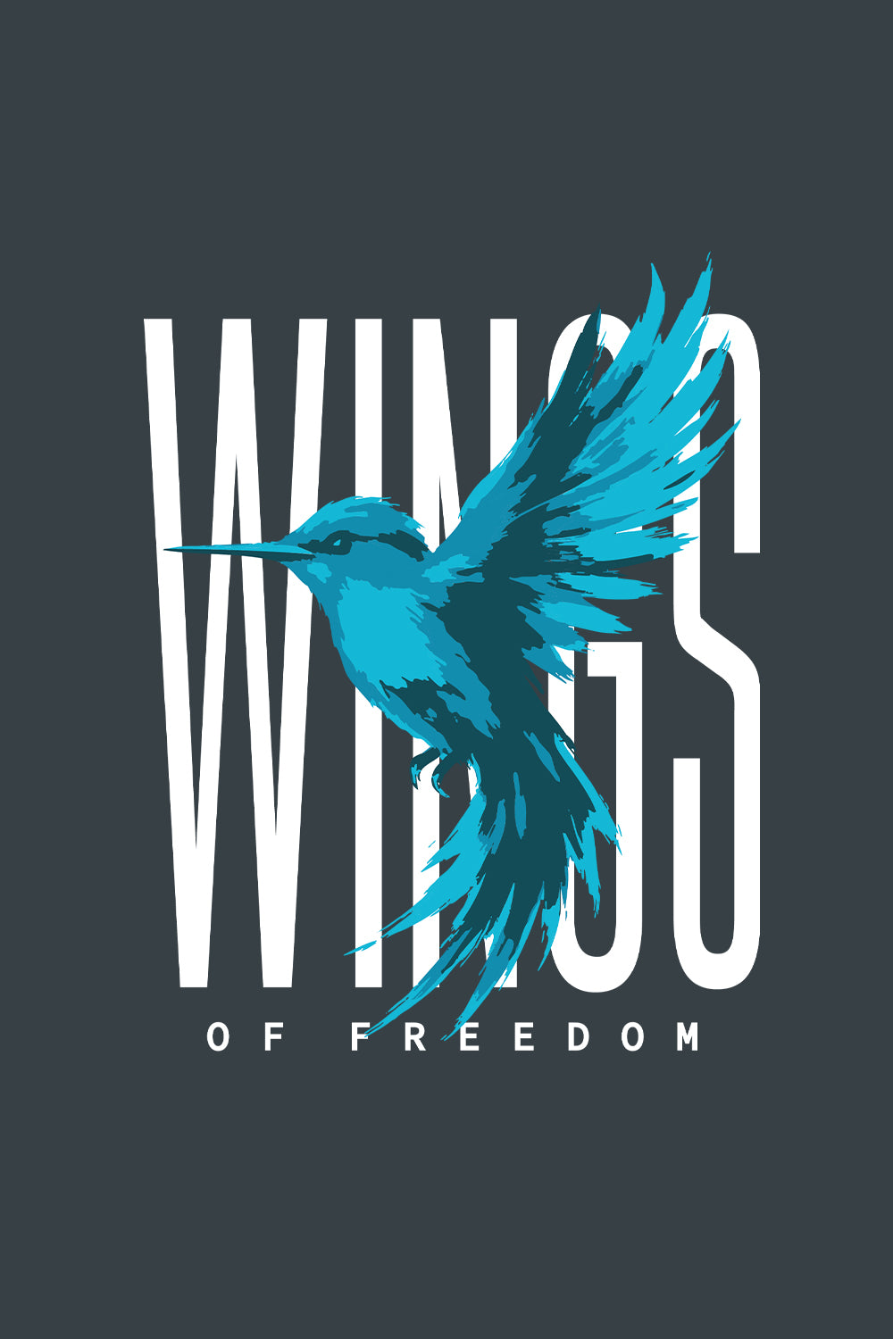 Wings of freedom Oversized Hoodie