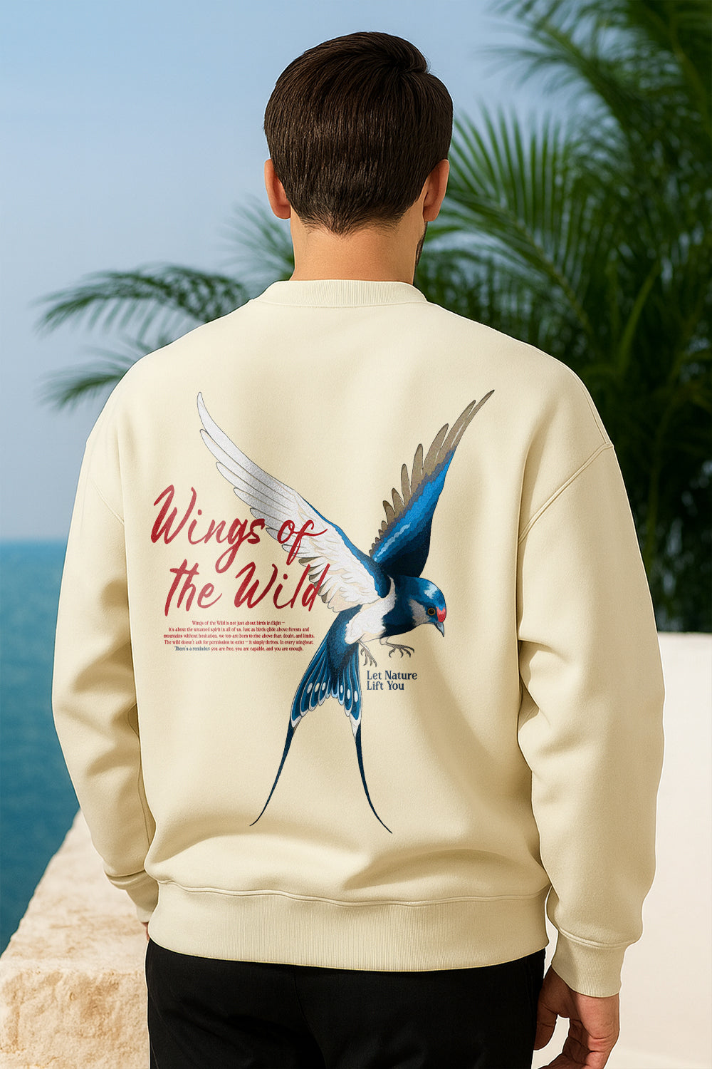 Wings of the wild Oversized  Sweatshirt