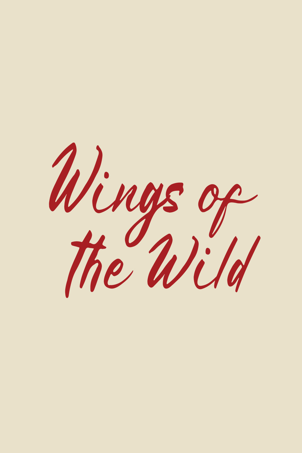 Wings of the wild Oversized  Sweatshirt
