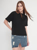 Oversized Rib-Knit Top