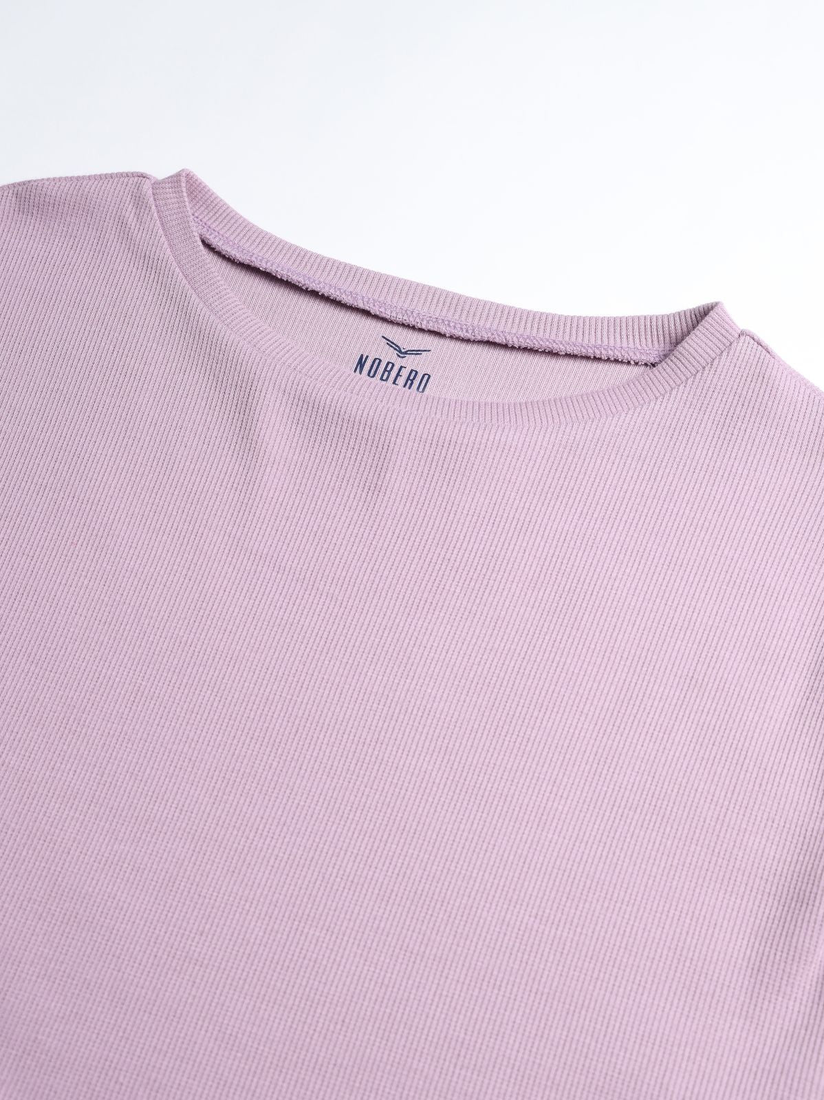 Oversized Rib-Knit Top