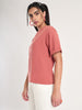 Oversized Rib-Knit Top