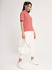 Oversized Rib-Knit Top