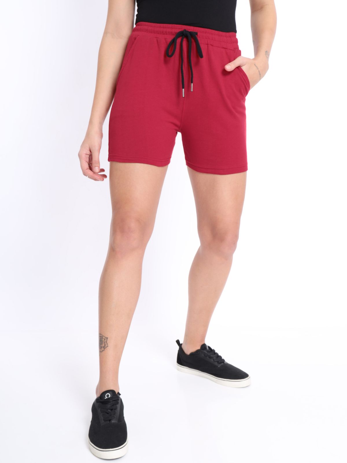 Solid Shorts Women