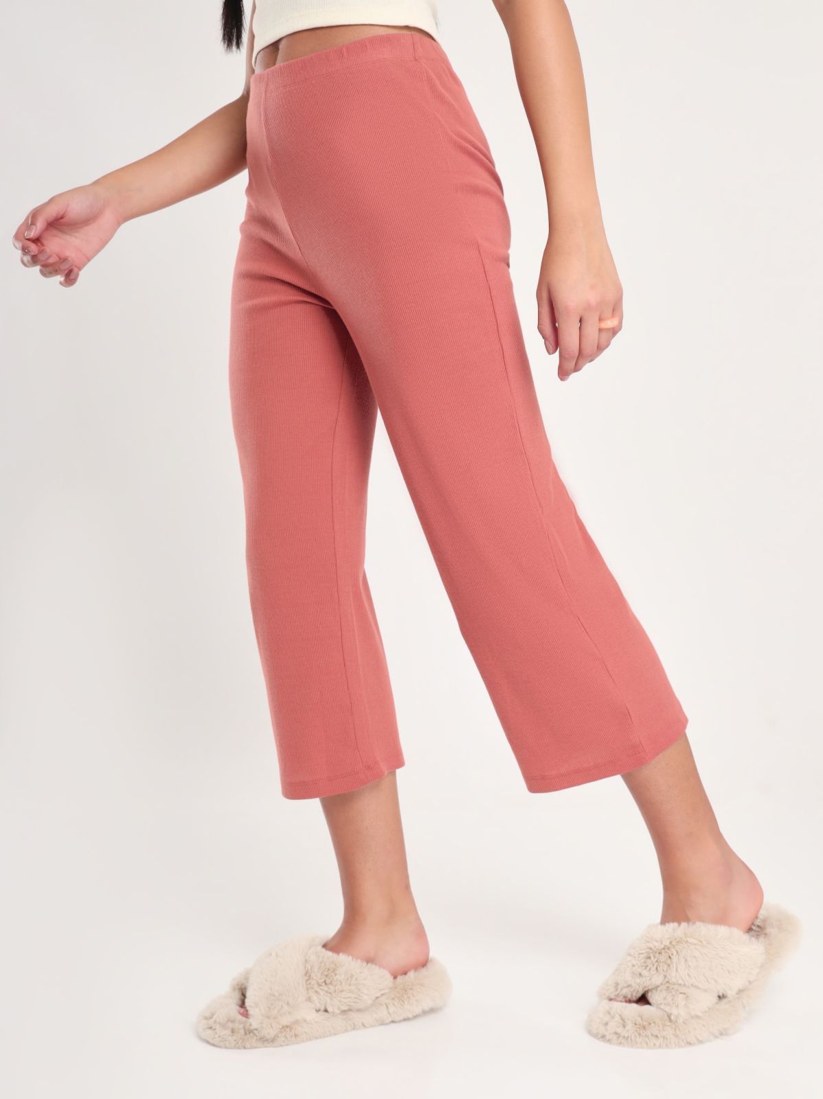 Isabella Rib-Knit Trousers
