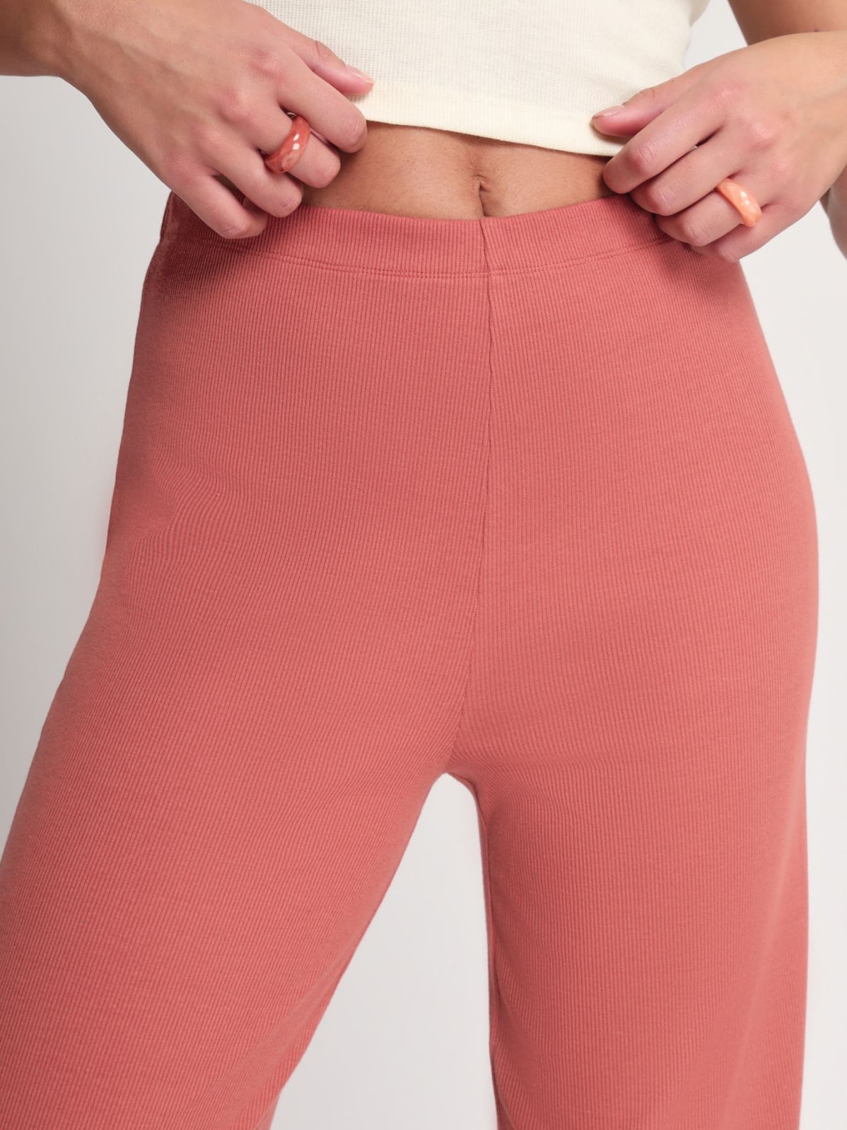Isabella Rib-Knit Trousers