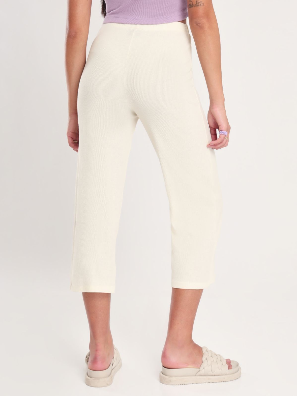 Isabella Rib-Knit Trousers