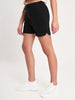 Emerald Rib-Knit Shorts