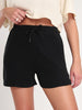 Emerald Rib-Knit Shorts