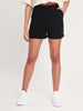 Emerald Rib-Knit Shorts