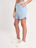 Emerald Rib-Knit Shorts