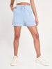 Emerald Rib-Knit Shorts