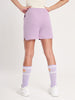 Emerald Rib-Knit Shorts