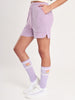 Emerald Rib-Knit Shorts