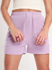 Emerald Rib-Knit Shorts