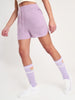 Emerald Rib-Knit Shorts