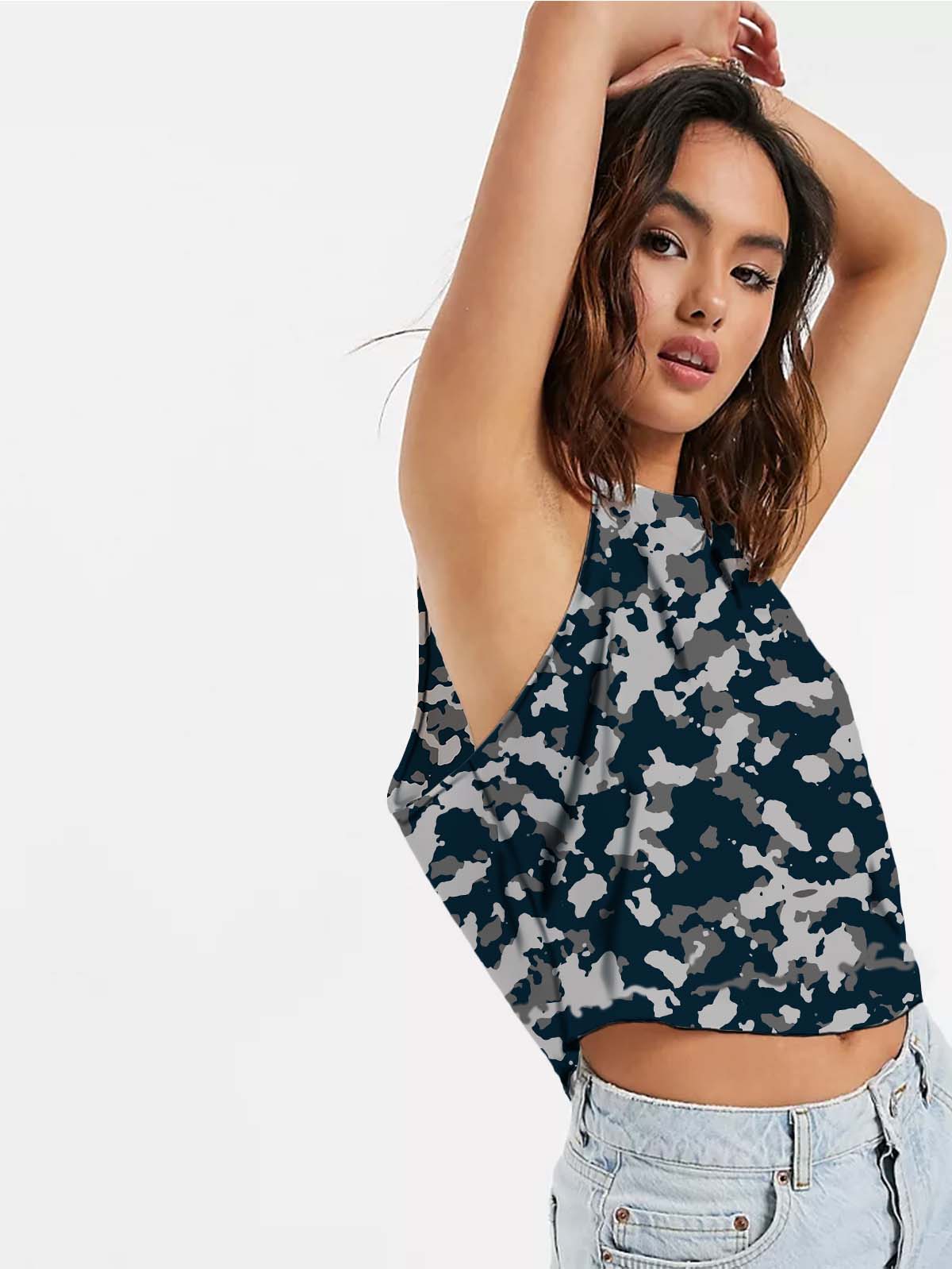 Urban Camo Trapeze Top